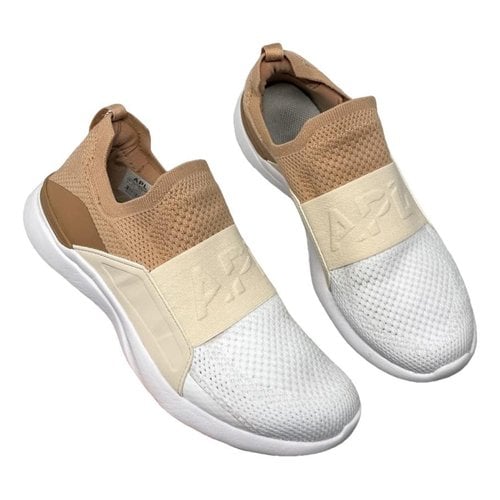 Pre-owned Apl Athletic Propulsion Labs Trainers In Beige
