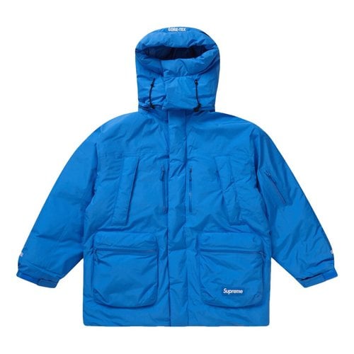 Pre-owned Supreme Parka In Blue