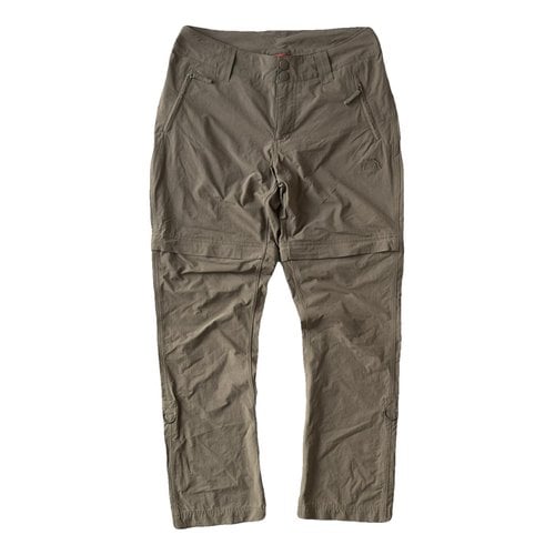 Pre-owned The North Face Trousers In Brown