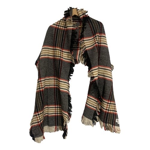 Pre-owned Johnstons Of Elgin Wool Scarf In Multicolour