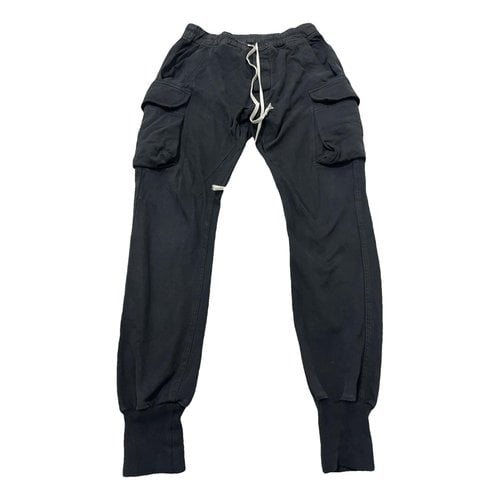 Pre-owned Rick Owens Trousers In Black