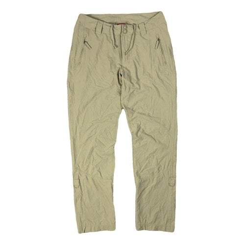 Pre-owned The North Face Trousers In Beige
