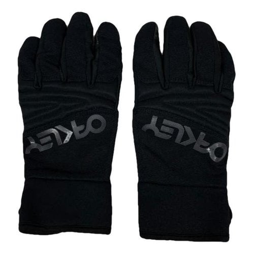 Pre-owned Oakley Gloves In Black