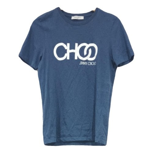 Pre-owned Jimmy Choo T-shirt In Blue