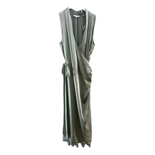Pre-owned Vince Mid-length Dress In Green