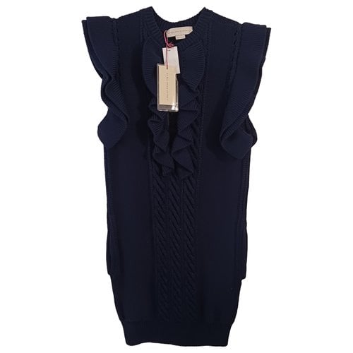 Pre-owned Stella Mccartney Wool Mid-length Dress In Blue