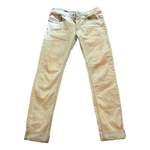 Pre-owned Diesel Slim Jean In White