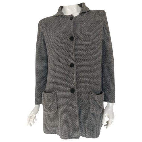 Pre-owned Avant Toi Wool Cardigan In Grey