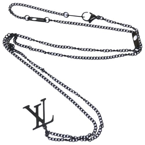 Pre-owned Louis Vuitton Necklace In Black
