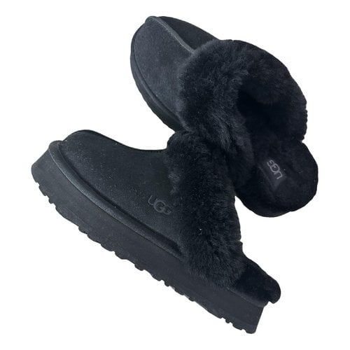 Pre-owned Ugg Mules & Clogs In Black