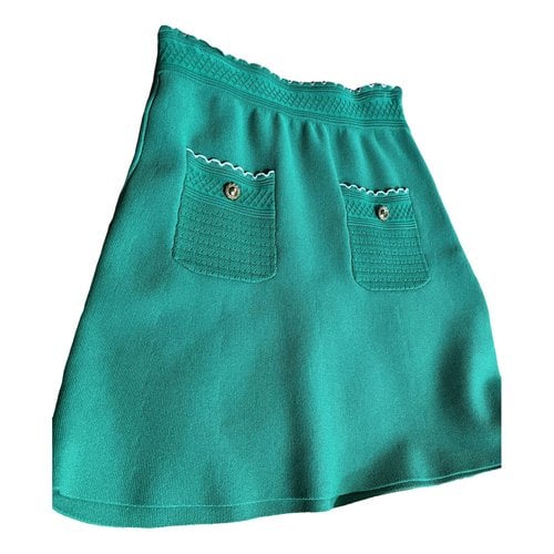 Pre-owned Elisabetta Franchi Mid-length Skirt In Green