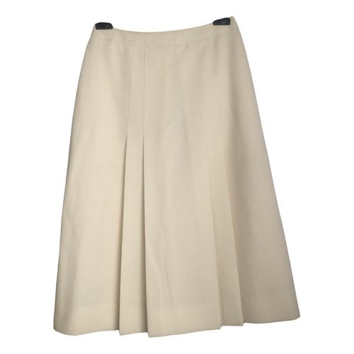 Pre-owned Cacharel Mid-length Skirt In Beige