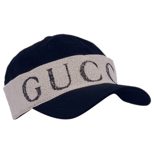 Pre-owned Gucci Beret In Black