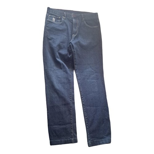 Pre-owned Marina Yachting Straight Jeans In Blue