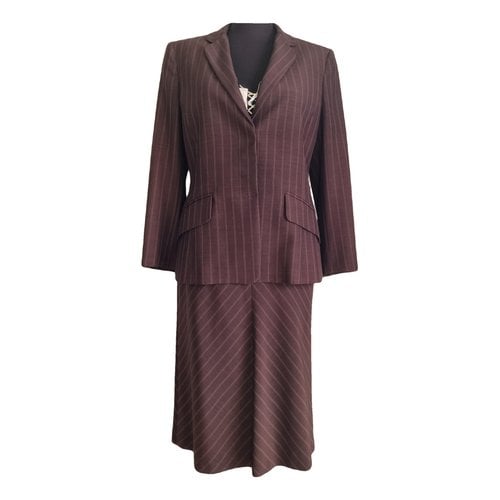 Pre-owned Max & Co Wool Dress In Brown