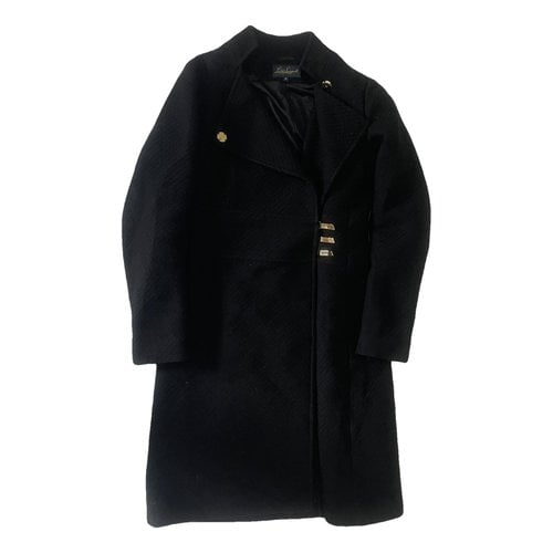 Pre-owned Luisa Spagnoli Wool Coat In Black
