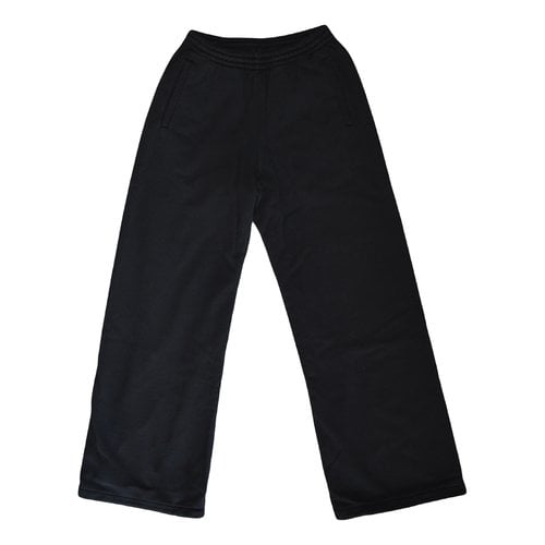 Pre-owned Yeezy Trousers In Black
