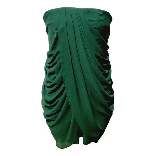 Pre-owned Camilla And Marc Mini Dress In Green