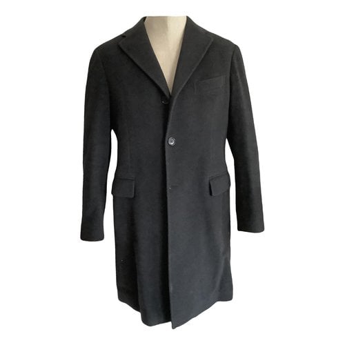 Pre-owned Tagliatore Wool Coat In Anthracite