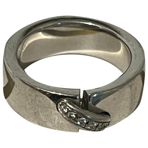 Pre-owned Chaumet Liens Silver Ring