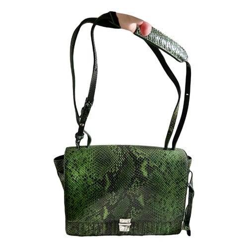 Pre-owned Zadig & Voltaire Optimiste Leather Handbag In Green
