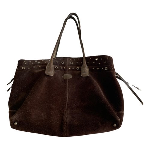 Pre-owned Tod's D Bag Bag In Brown