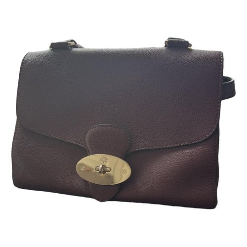 Pre-owned Mulberry Primrose Leather Handbag In Burgundy