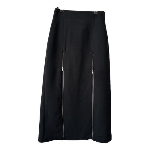 Pre-owned Maje Fall Winter 2019 Maxi Skirt In Black