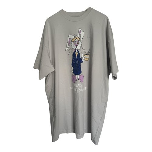 Pre-owned Martine Rose T-shirt In Grey