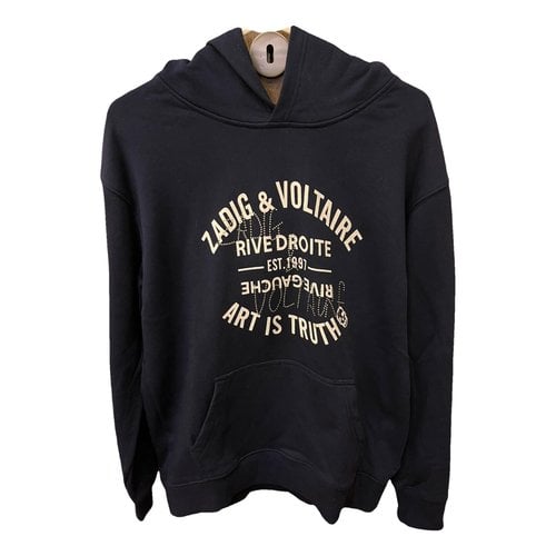 Pre-owned Zadig & Voltaire Sweatshirt In Navy