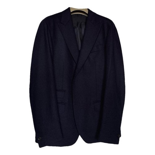Pre-owned Eleventy Wool Suit In Blue