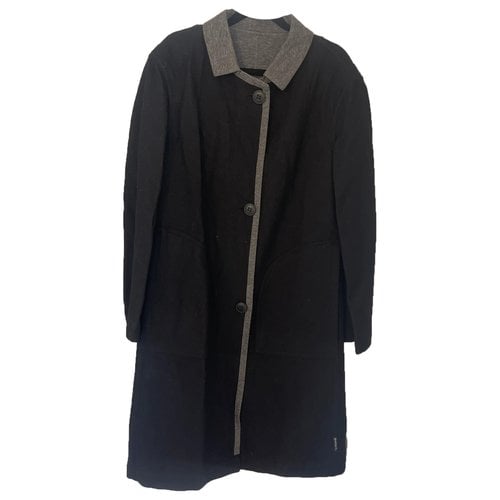Pre-owned Armani Exchange Wool Coat In Multicolour