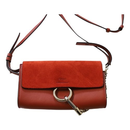 Pre-owned Chloé Leather Bag In Red