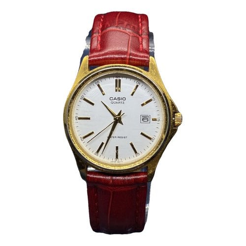 Pre-owned Casio Watch In Red