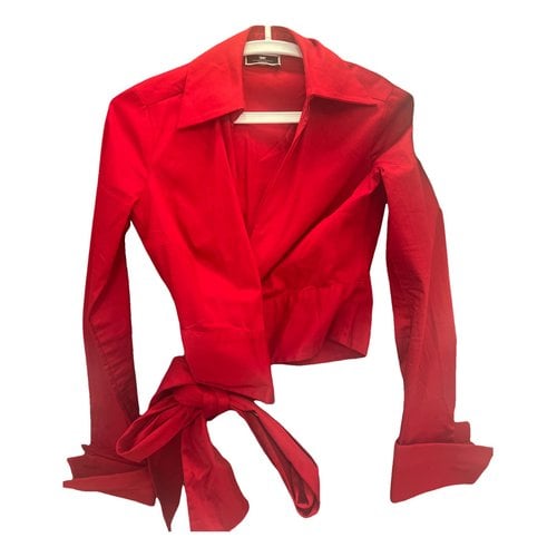 Pre-owned Elisabetta Franchi Shirt In Red