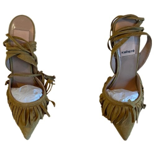 Pre-owned Kallisté Sandal In Camel