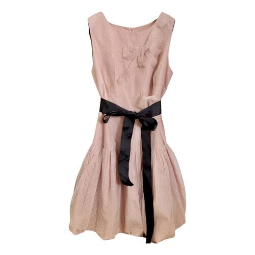 Pre-owned Valentino Mini Dress In Pink