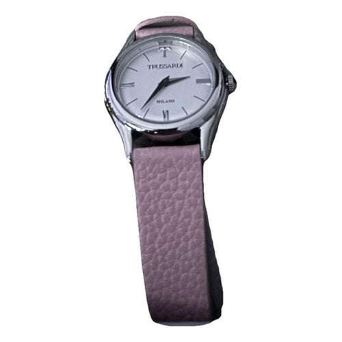Pre-owned Trussardi Watch In Pink