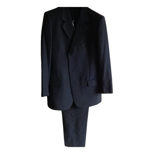 Pre-owned Valentino Wool Suit In Black