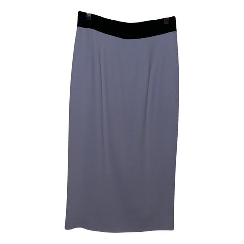Pre-owned Dolce & Gabbana Mid-length Skirt In Purple
