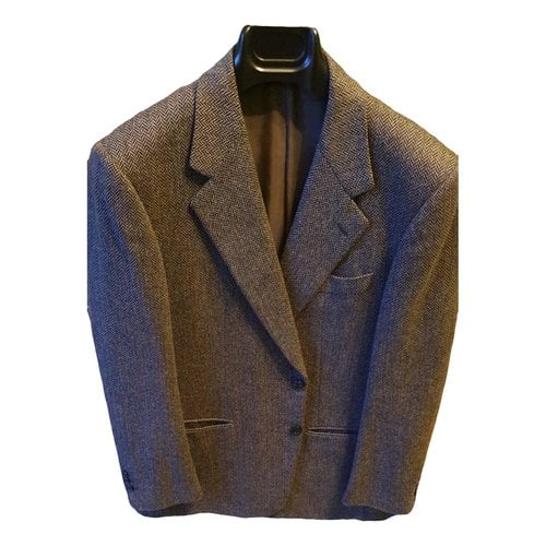 Pre-owned Burberry Wool Vest In Brown