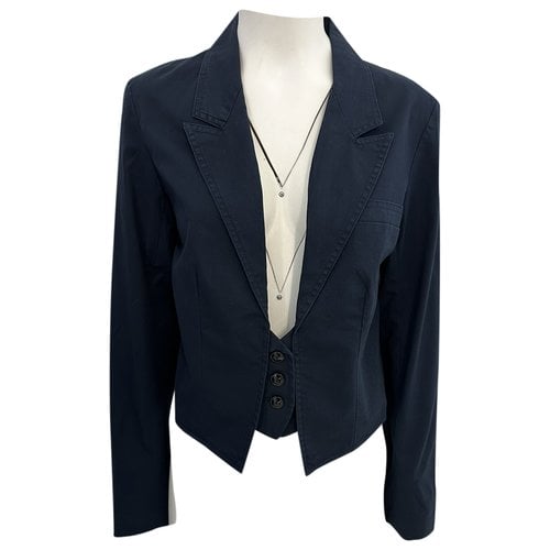 Pre-owned Marc By Marc Jacobs Blazer In Blue