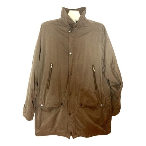 Pre-owned Barbour Trenchcoat In Brown