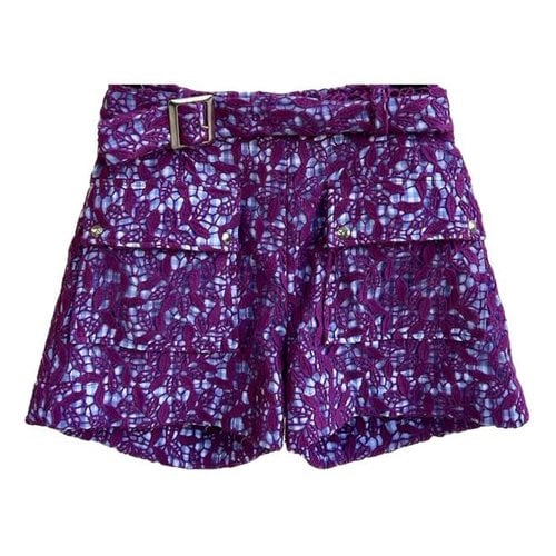 Pre-owned Stella Jean Shorts In Burgundy