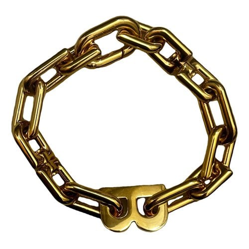 Pre-owned Balenciaga Bracelet In Gold