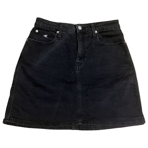 Pre-owned Calvin Klein Jeans Est.1978 Mini Skirt In Grey