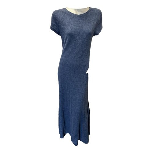 Pre-owned Polo Ralph Lauren Maxi Dress In Blue