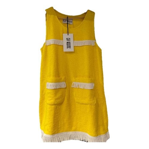 Pre-owned La Veste Mini Dress In Yellow