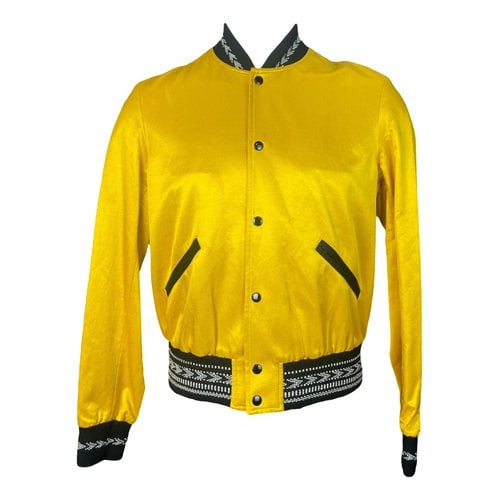 Pre-owned Saint Laurent Silk Vest In Yellow