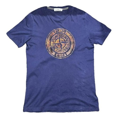 Pre-owned Stone Island T-shirt In Navy